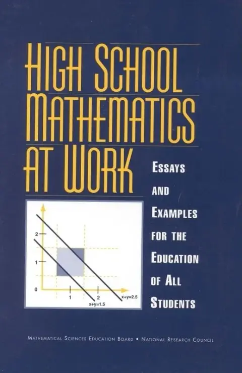 Cover of High School Mathematics at Work