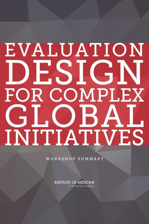 Cover of Evaluation Design for Complex Global Initiatives