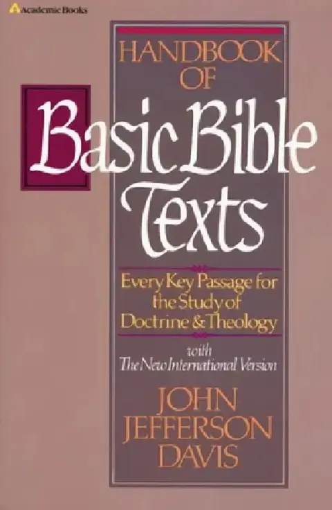 Cover of Handbook of Basic Bible Texts