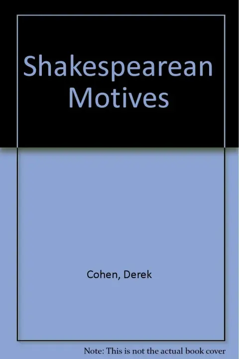 Cover of Shakespearean Motives