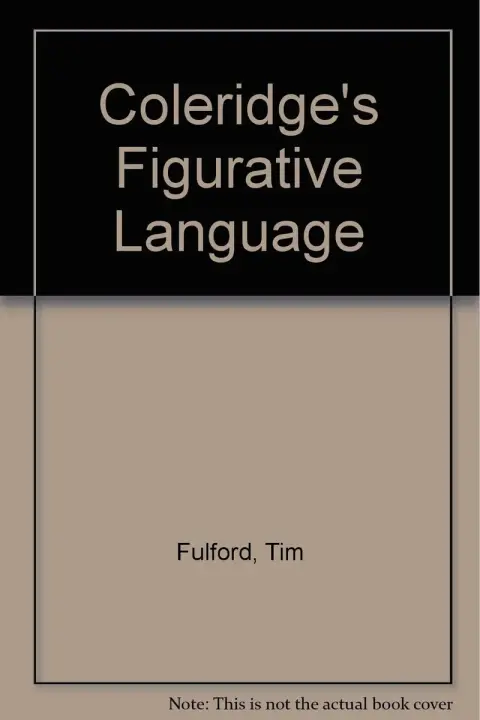 Cover of Coleridge's Figurative Language