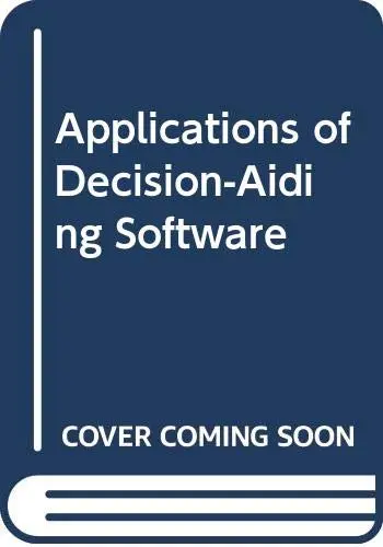 Cover of Applications of Decision-Aiding Software