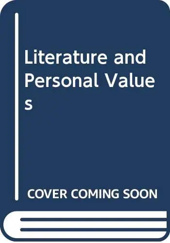 Cover of Literature and Personal Values