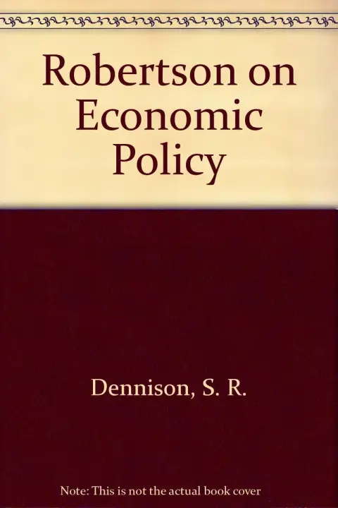 Cover of Robertson on Economic Policy