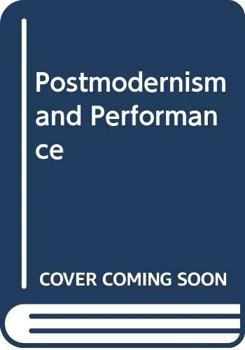 Cover of Postmodernism and Performance
