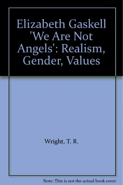 Cover of Elizabeth Gaskell 'We Are Not Angels'