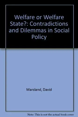 Cover of Welfare or Welfare State?