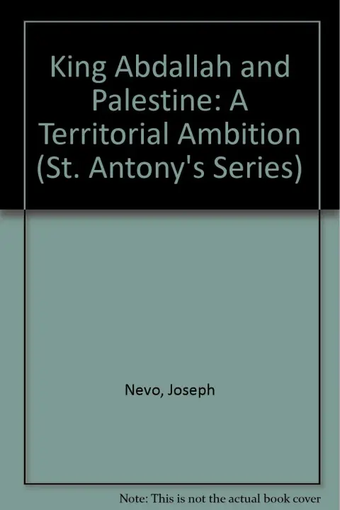 Cover of King Abdallah and Palestine