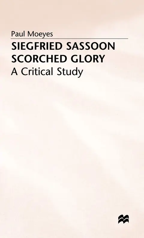 Cover of Siegfried Sassoon