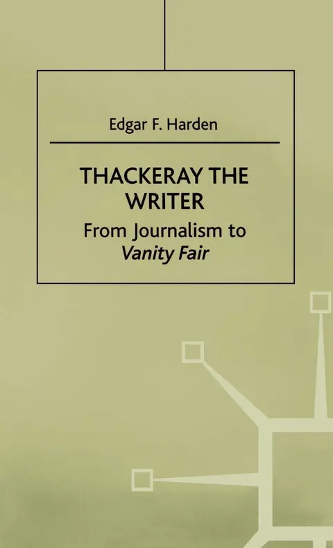 Cover of Thackeray the Writer