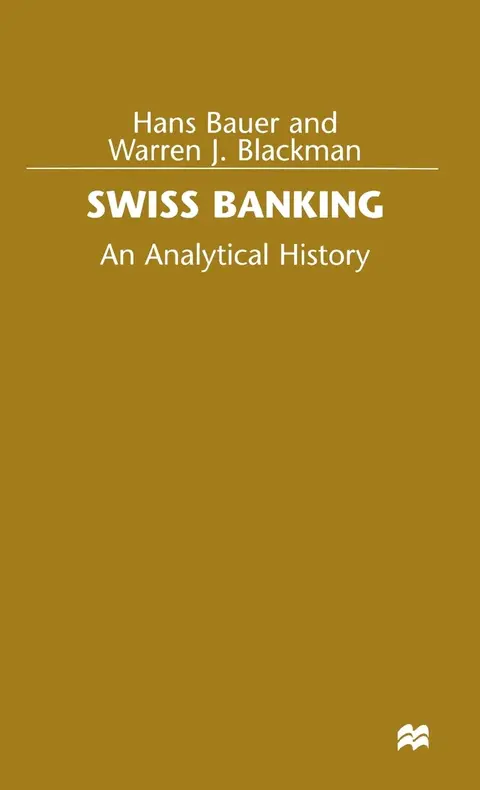 Cover of Swiss Banking