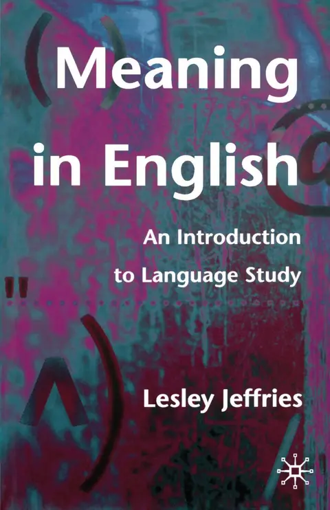 Cover of Meaning in English
