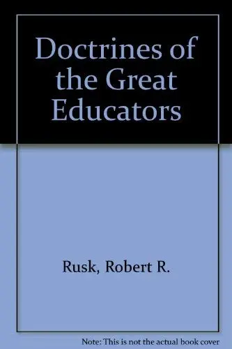 Cover of Doctrines of the Great Educators