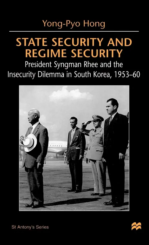 Cover of State Security and Regime Security