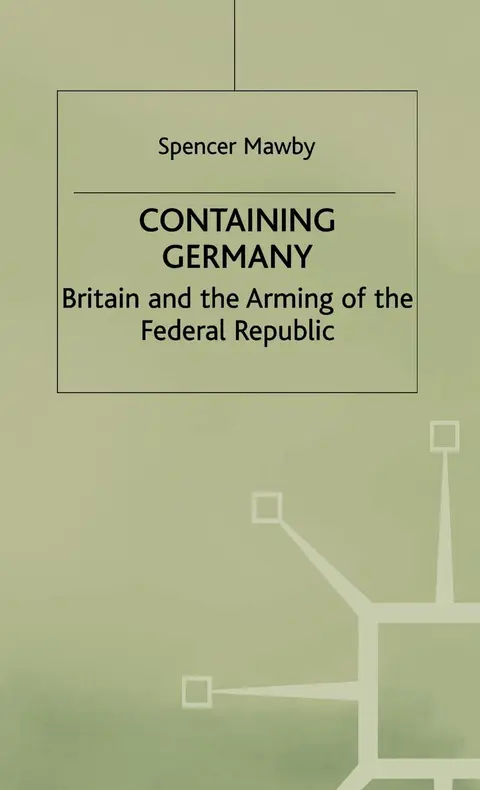 Cover of Containing Germany