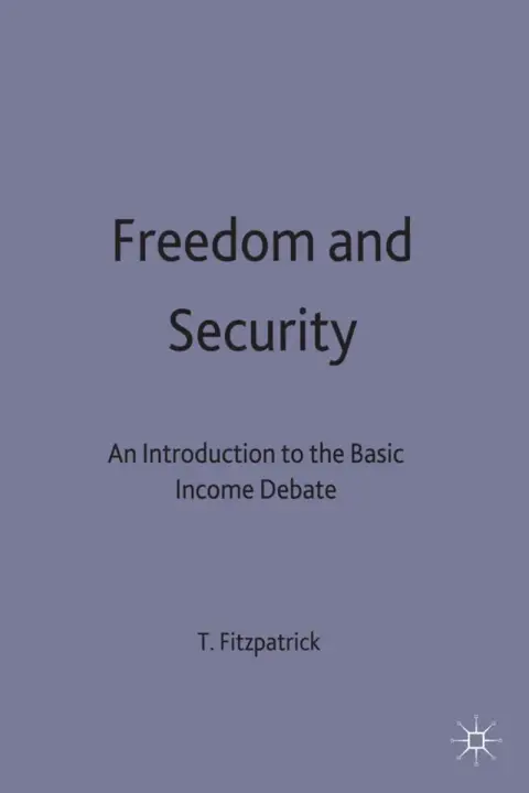 Cover of Freedom and Security