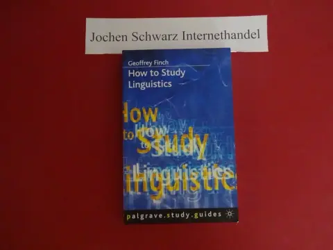 Cover of How to Study Linguistics