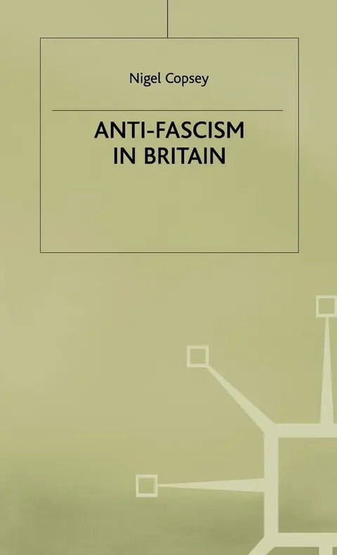 Cover of Anti-Fascism in Britain