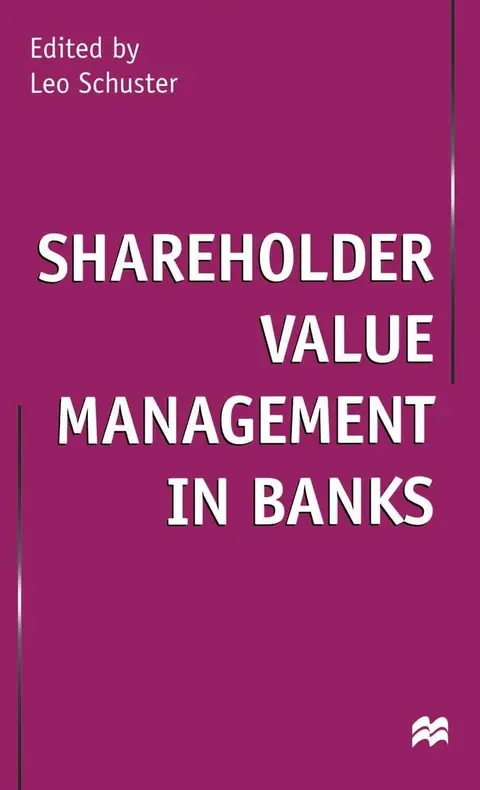 Cover of Shareholder Value Management in Banks