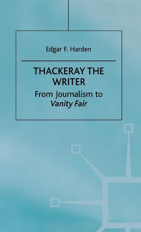 Cover of Thackeray the Writer