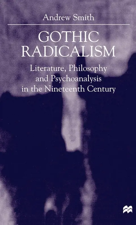 Cover of Gothic Radicalism
