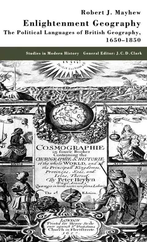 Cover of Enlightenment Geography