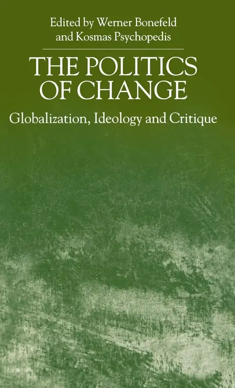 Cover of The Politics of Change