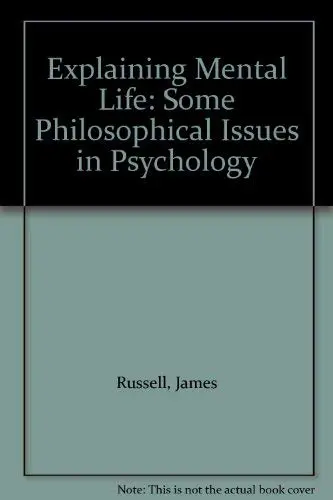 Cover of Explaining Mental Life
