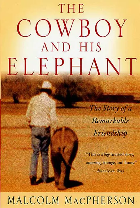 Cover of The Cowboy and His Elephant