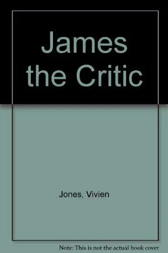 Cover of James the Critic