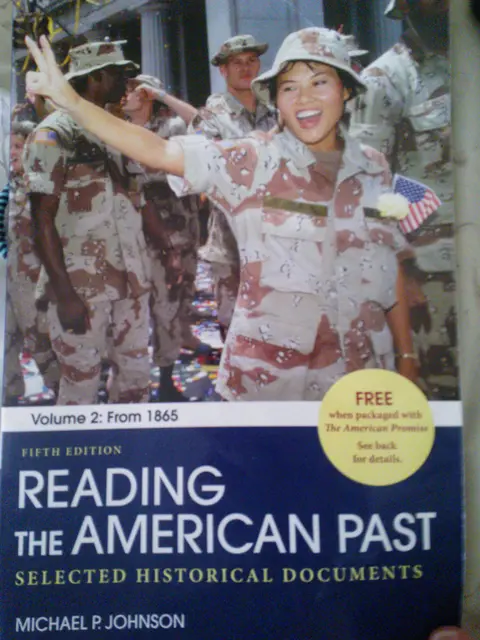 Cover of Reading the American Past, Volume 2