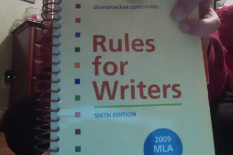 Cover of Rules for Writers with Tabs with 2009 Mla Update
