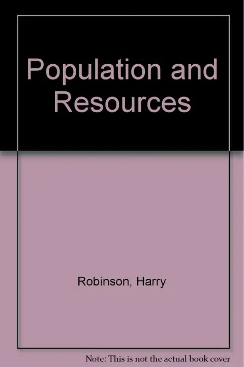 Cover of Population and Resources