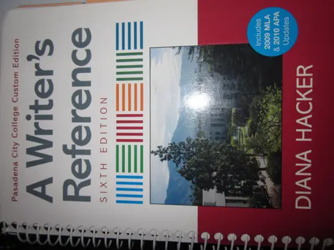 Cover of A Writer's Reference
