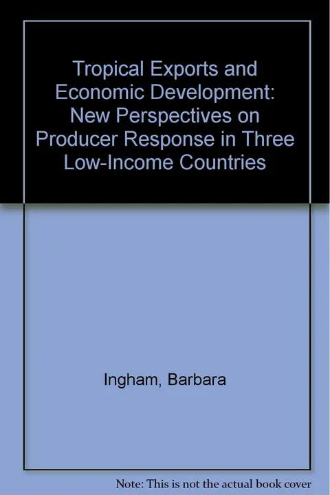 Cover of Tropical Exports and Economic Development