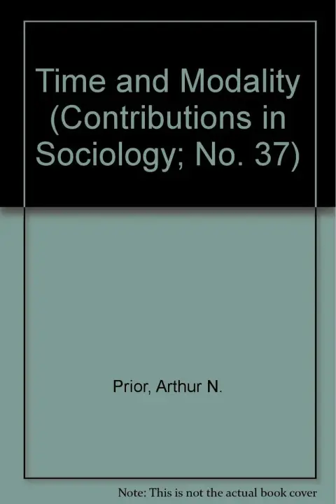 Cover of Time and Modality