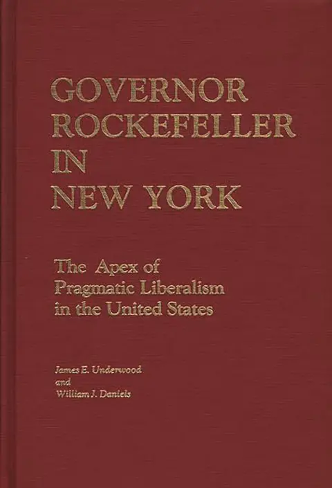 Cover of Governor Rockefeller in New York