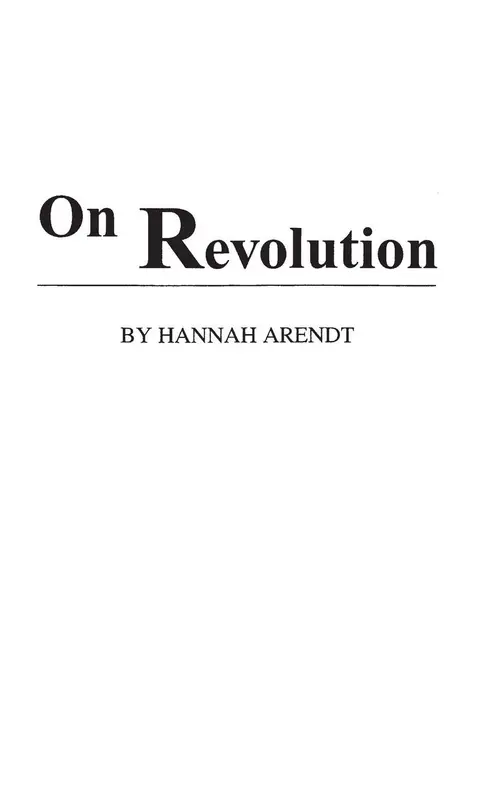 Cover of On Revolution