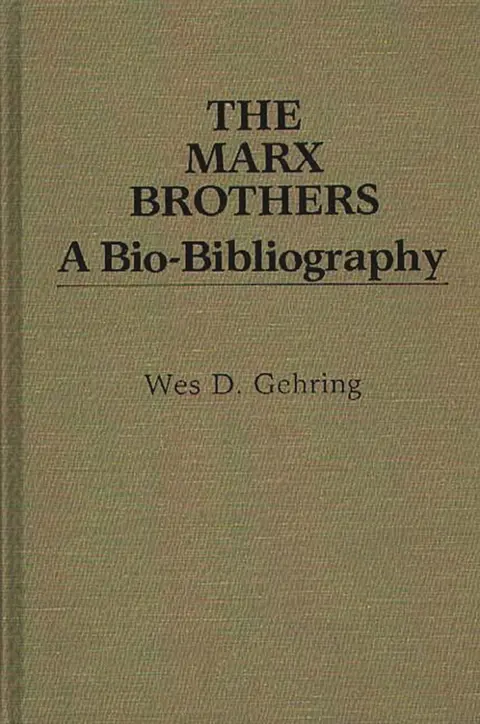 Cover of The Marx Brothers