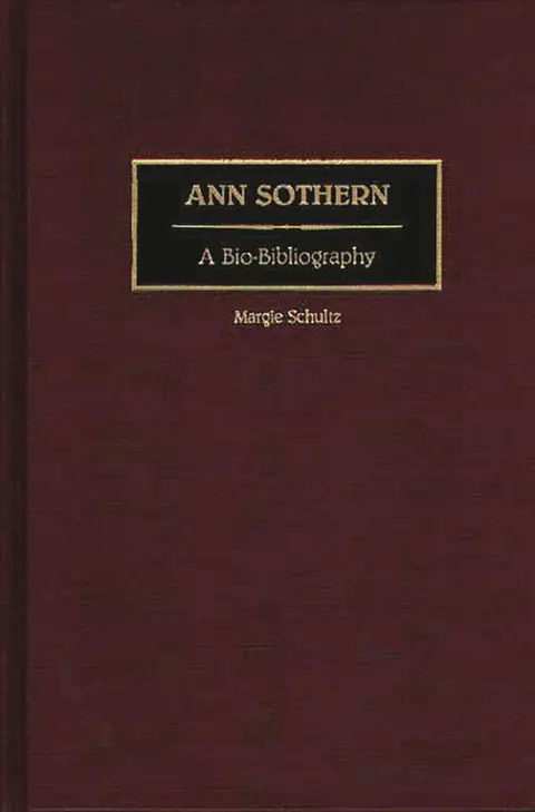 Cover of Ann Sothern