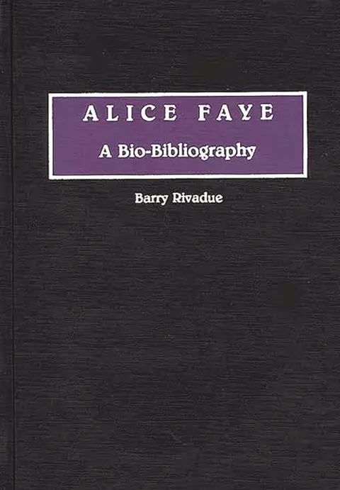 Cover of Alice Faye