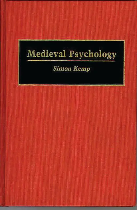 Cover of Medieval Psychology