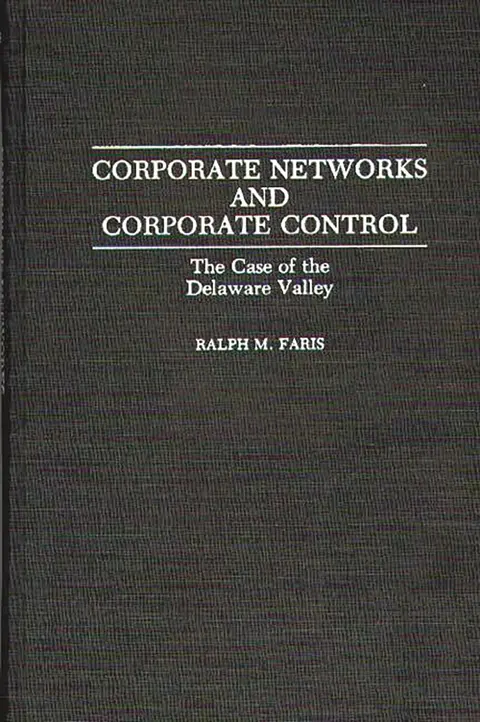 Cover of Corporate Networks and Corporate Control