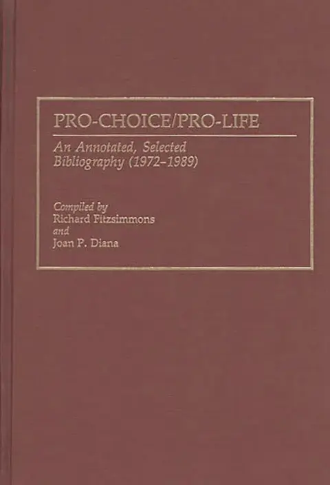Cover of Pro-Choice/Pro-Life