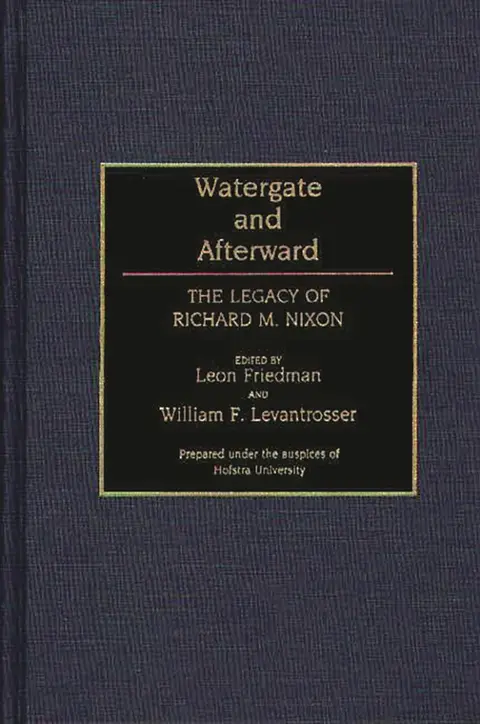 Cover of Watergate and Afterward