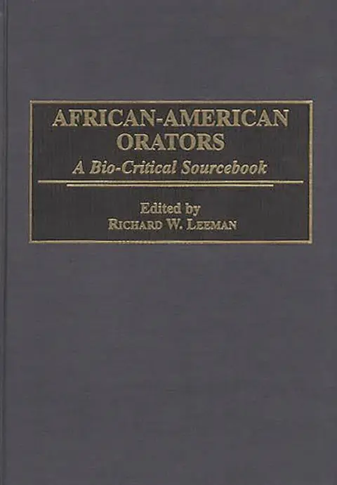 Cover of African-American Orators
