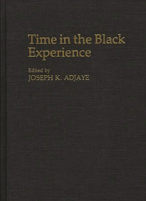 Cover of Time in the Black Experience