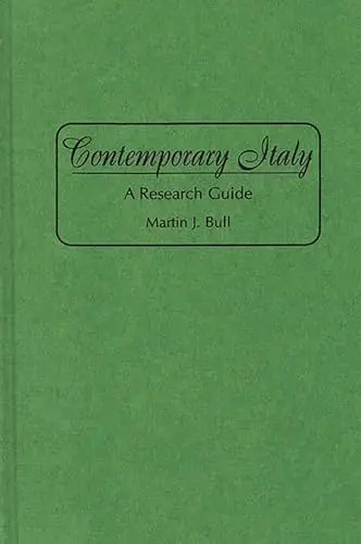 Cover of Contemporary Italy