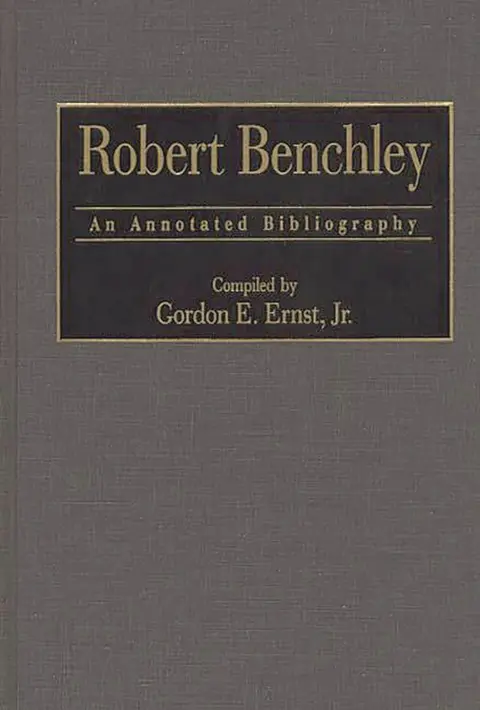 Cover of Robert Benchley