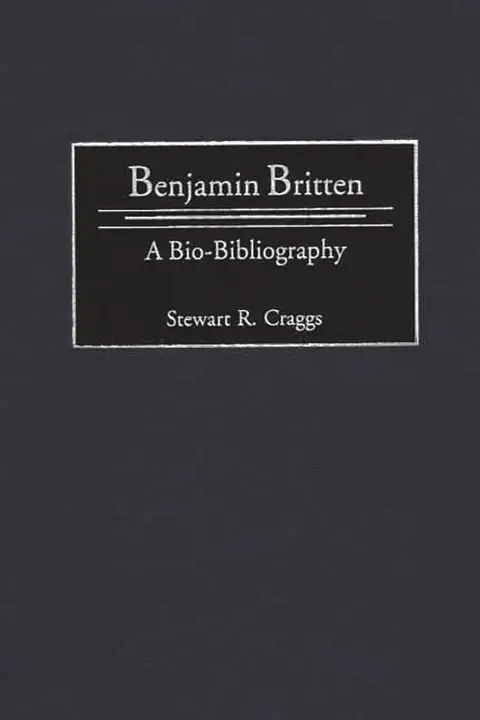 Cover of Benjamin Britten